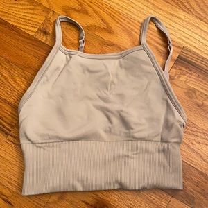 Lululemon longline Sports Bra with adjustable straps - color mauve